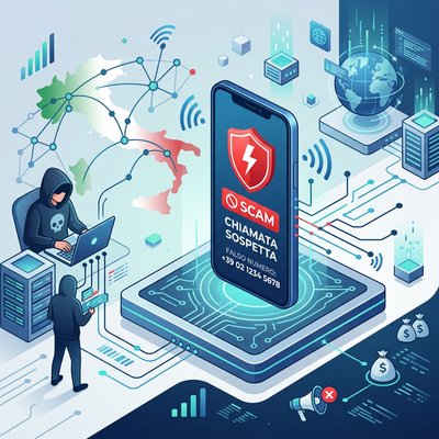 Telefonate truffa con numeri italiani falsi